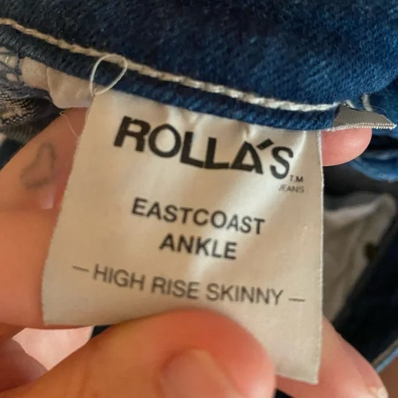 High Rise Skinny ankle jeans from Rolla Jeans - Picture 3 of 5